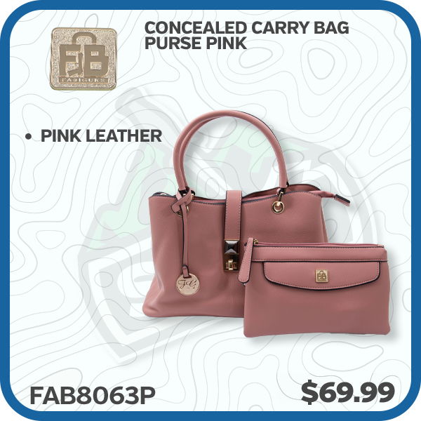 Fabigun Concealed Carry Bag/Purse Pink