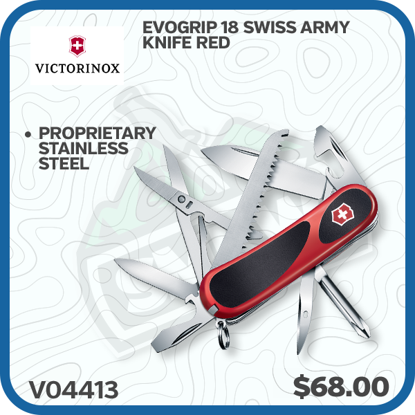 Victorinox EvoGrip 18 Swiss Army Knife Red