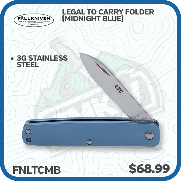 Fallkniven Legal To Carry Folder (Midnight Blue)