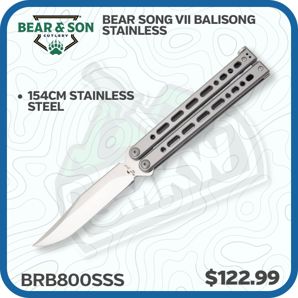 Bear & Son Bear Song VII Balisong Stainless