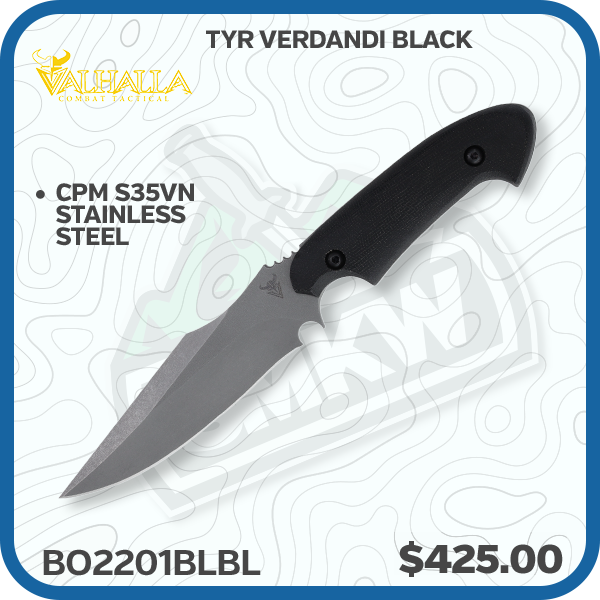 Valhalla Combat Tactical Tyr Verdandi Black