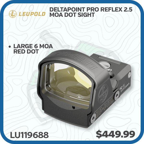 Leupold Deltapoint Pro Reflex 2.5 MOA Dot Sight