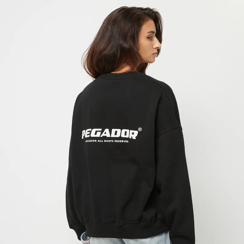 Aelva Logo Heavy Oversized Crew Neck