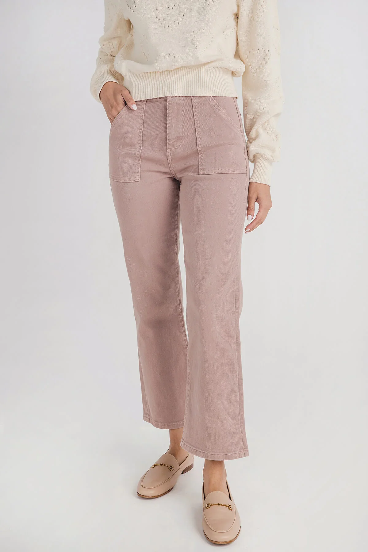 Image of Risen Rosie Ankle Flare Jeans