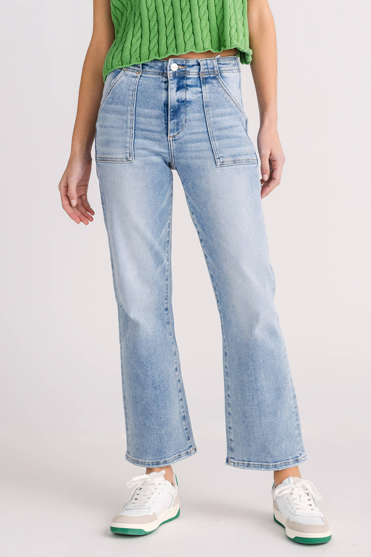 Image of Risen Rosie Ankle Flare Jeans