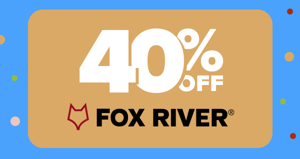 40% off Fox River