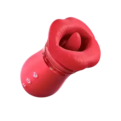 LIPS|4 in 1 Kiss Tongue Licking Multi Stimulations Mouth Vibrator Toy