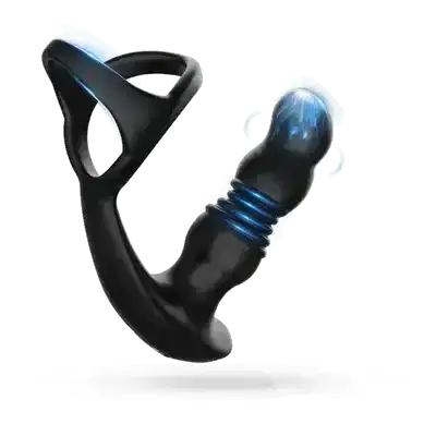 3 In 1 Strong Thrusting Prostate Massager Anal Vibrator