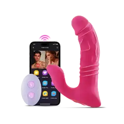 Sohimi Wearable Thrusting and Vibrating App Control Vibrator Female Toy