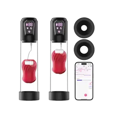 LAGOON App Control 2 in 1 Male Masturbation Penis Pumps