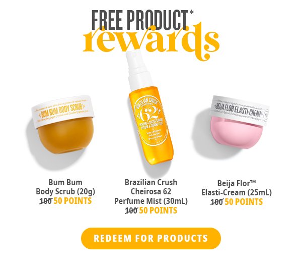 Last Chance! Redeem for Free Products*