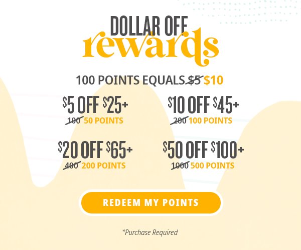 Redeem for Dollars Off