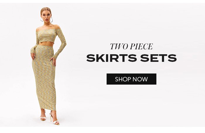 TWO PIECE SKIRTS SETS