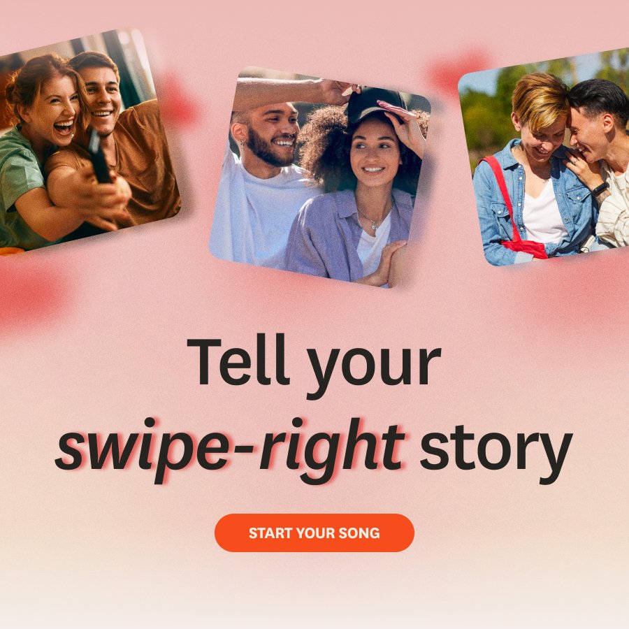 Tell your swipe-right story with an original song from Songfinch.