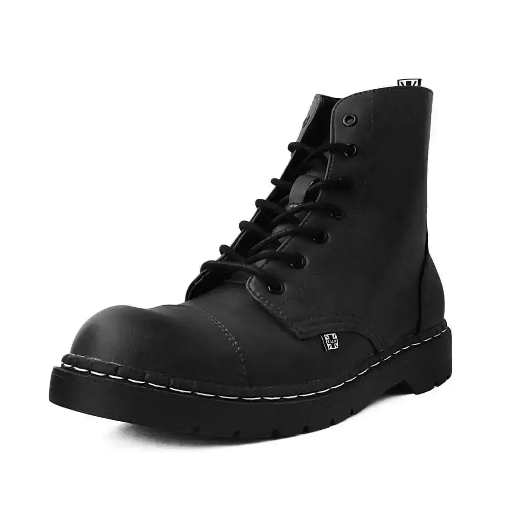 T.U.K. 7 EYE CAPPED TOE COMBAT BOOTS