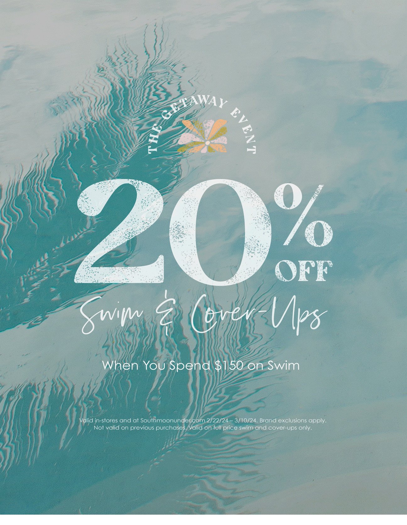 20% Off Swim & Cover-Ups