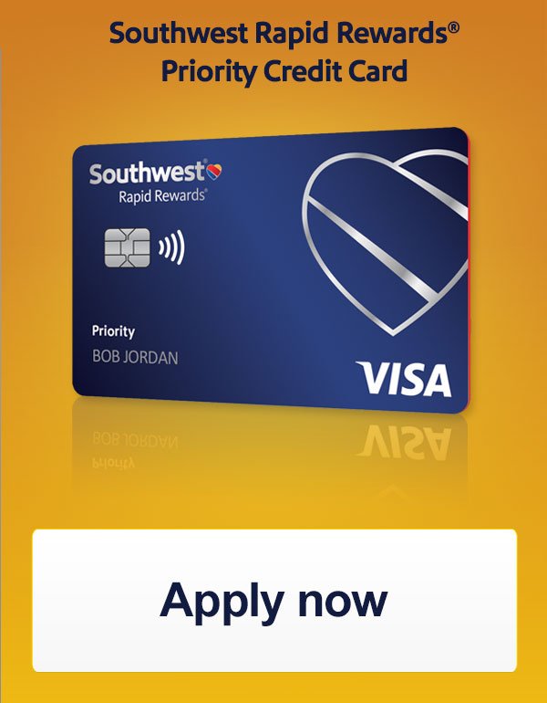 Southwest Rapid Rewards Priority Card - [Apply Now]