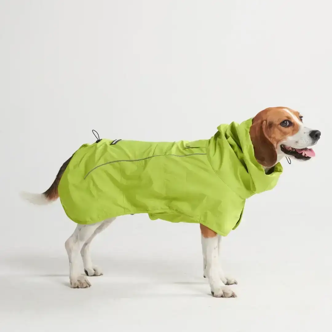 Image of Breatheshield™ Dog Raincoat - Lime Green