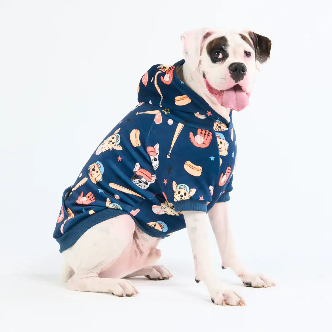 Image of Baseball Dog Hoodie (2)