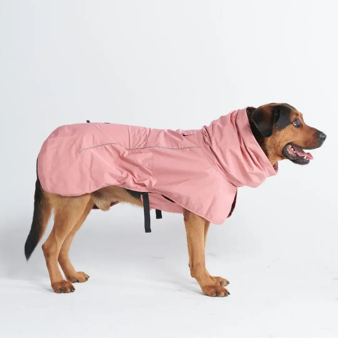 Image of Breatheshield™ Dog Raincoat - Sea Pink