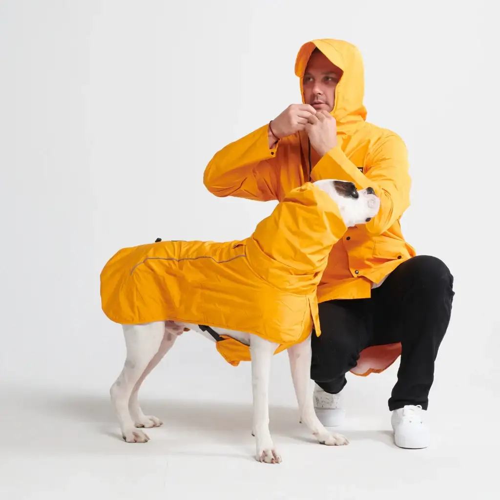 Image of Breatheshield™ Human Raincoat - Mustard Yellow