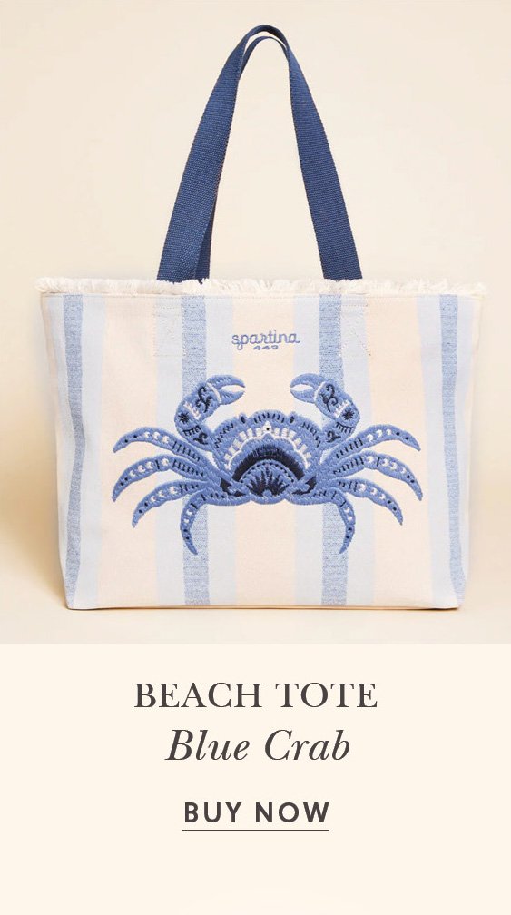 Beach Tote Blue Crab