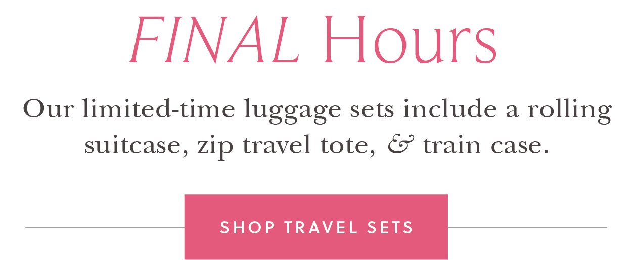 3-piece Luggage Set Sale