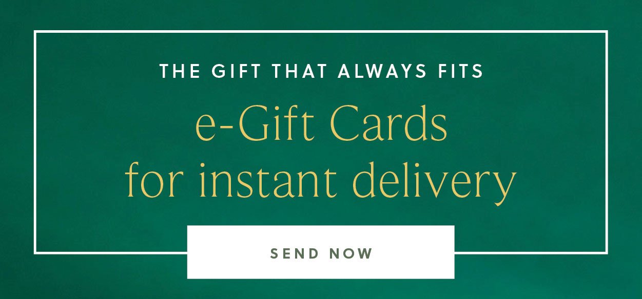 e-Gift Cards for instant delivery