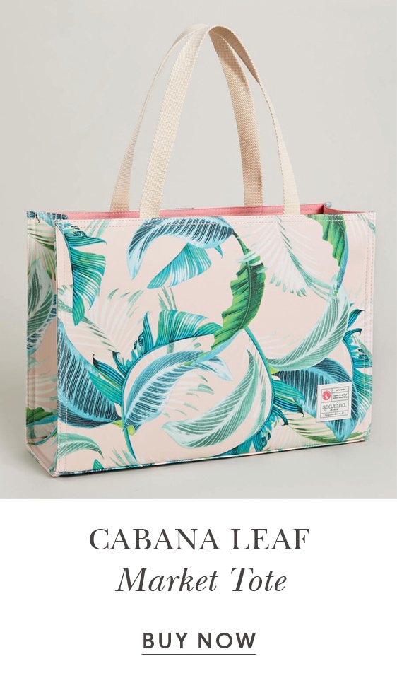 Market Tote Cabana Leaf