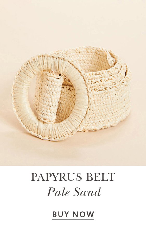 Papyrus Belt Pale Sand