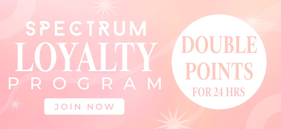 Join our loyalty program to earn double beauty points!