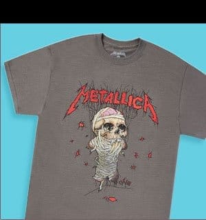 Skeleton Metallica T Shirt