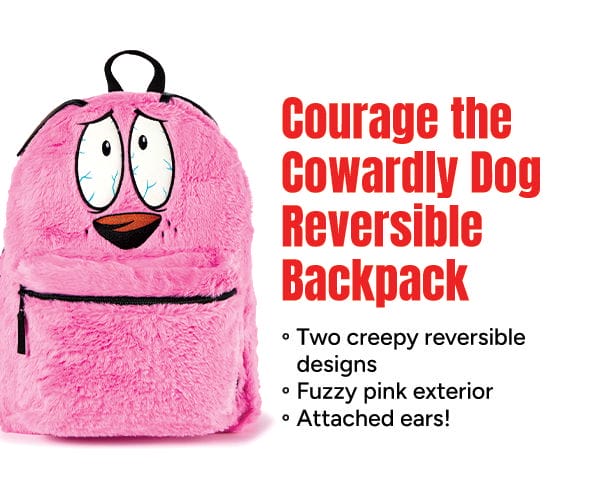 Courage the Cowardly Dog Flip Pak Reversible Backpack