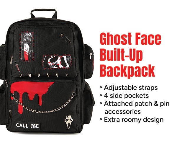 Ghost Face Built Up Backpack