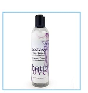 Ecstasy Premium Water-Based Lube 8 oz. - Hott Love