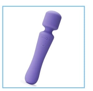 Rechargeable Waterproof Vibrating Wand Massager - 7.4 Inch