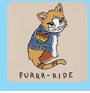 Purrr-Ride Kitty T Shirt