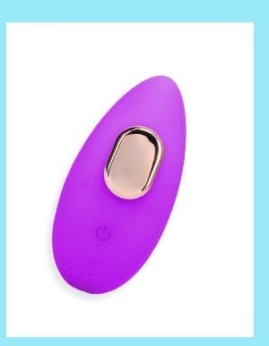 10-Function Rechargeable Magnetic Panty Vibrator with Remote Control in a Bag - 3.7 Inch