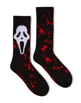 Bloody Ghost Face Crew Socks