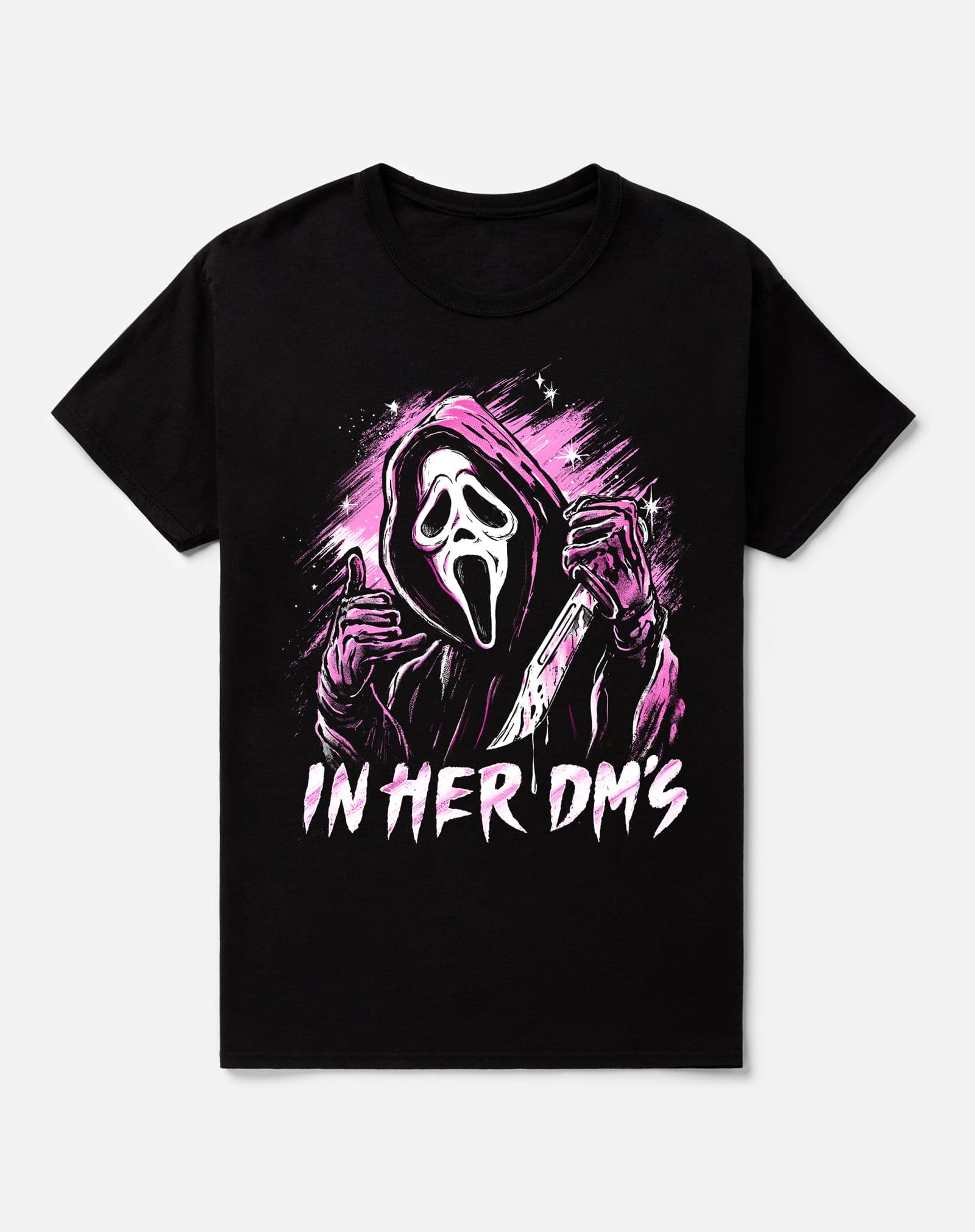 In Her DM's Ghost Face T Shirt