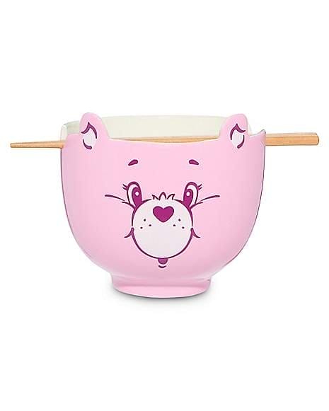 Cheer Bear Bowl with Chopsticks 17 oz. - Care Bears