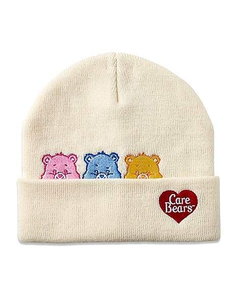 Peeking Care Bears Cuff Beanie Hat