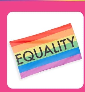 Rainbow Equality Flag Banner