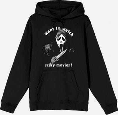 Want to Watch Scary Movies Hoodie - Ghost Face ®