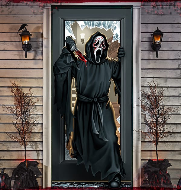 Ghost Face Door Cover