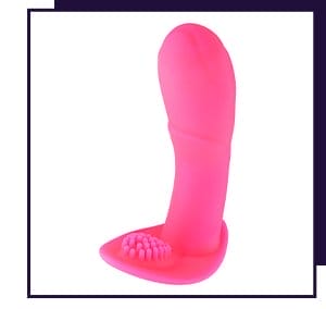 Free Ride 7-Function Hands Free Rechargeable Remote Control Vibrator 5.1 Inch - Hott Love Extreme