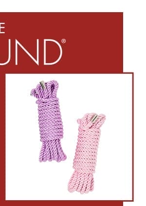 Pink and Purple Silky Shackles Bondage Rope 2 Pack - Pleasure Bound