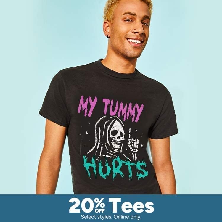 20% OFF Shop Tees