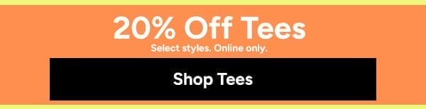 20% Off Tees