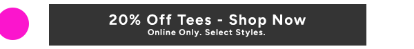 20% Off Tees